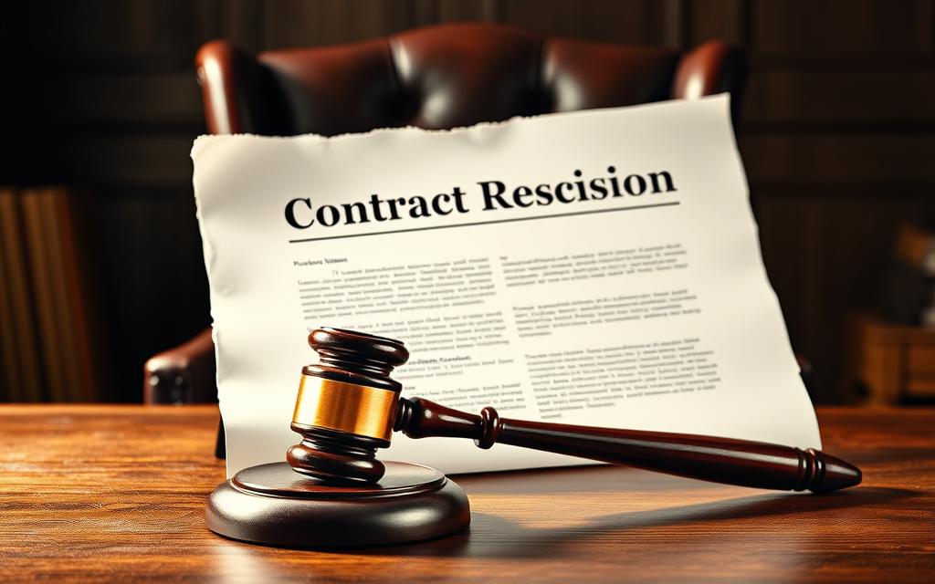 Contract Rescission Legal Remedy